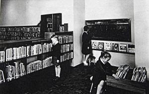 Junior Library following the opening in Decemeber 1963. Dover Library