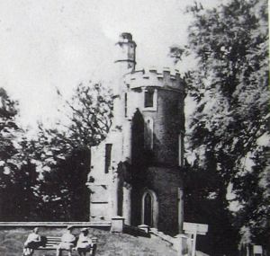  Remains of Kearsney Abbey's east wing after the partial demolition. Tom Robinson