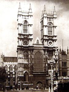Westminster Abbey c1920s. Evelyn Larder Collection